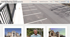 Desktop Screenshot of primepaving.com